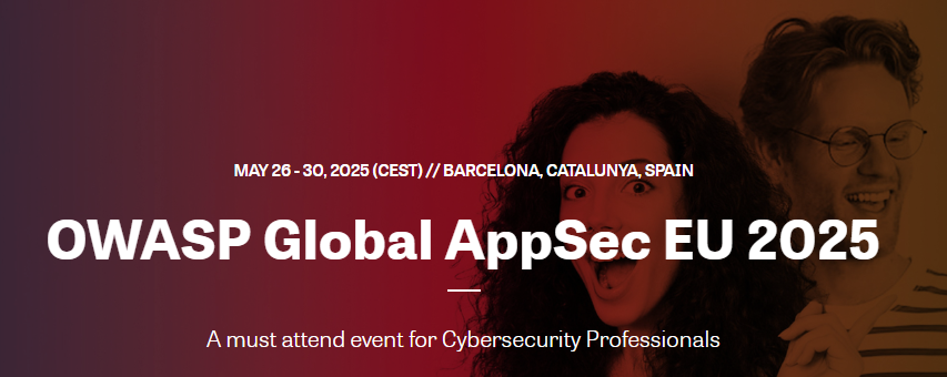 Training at OWASP Global AppSec Barcelona 2025